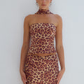 VERITY TOP - LEOPARD PRINT