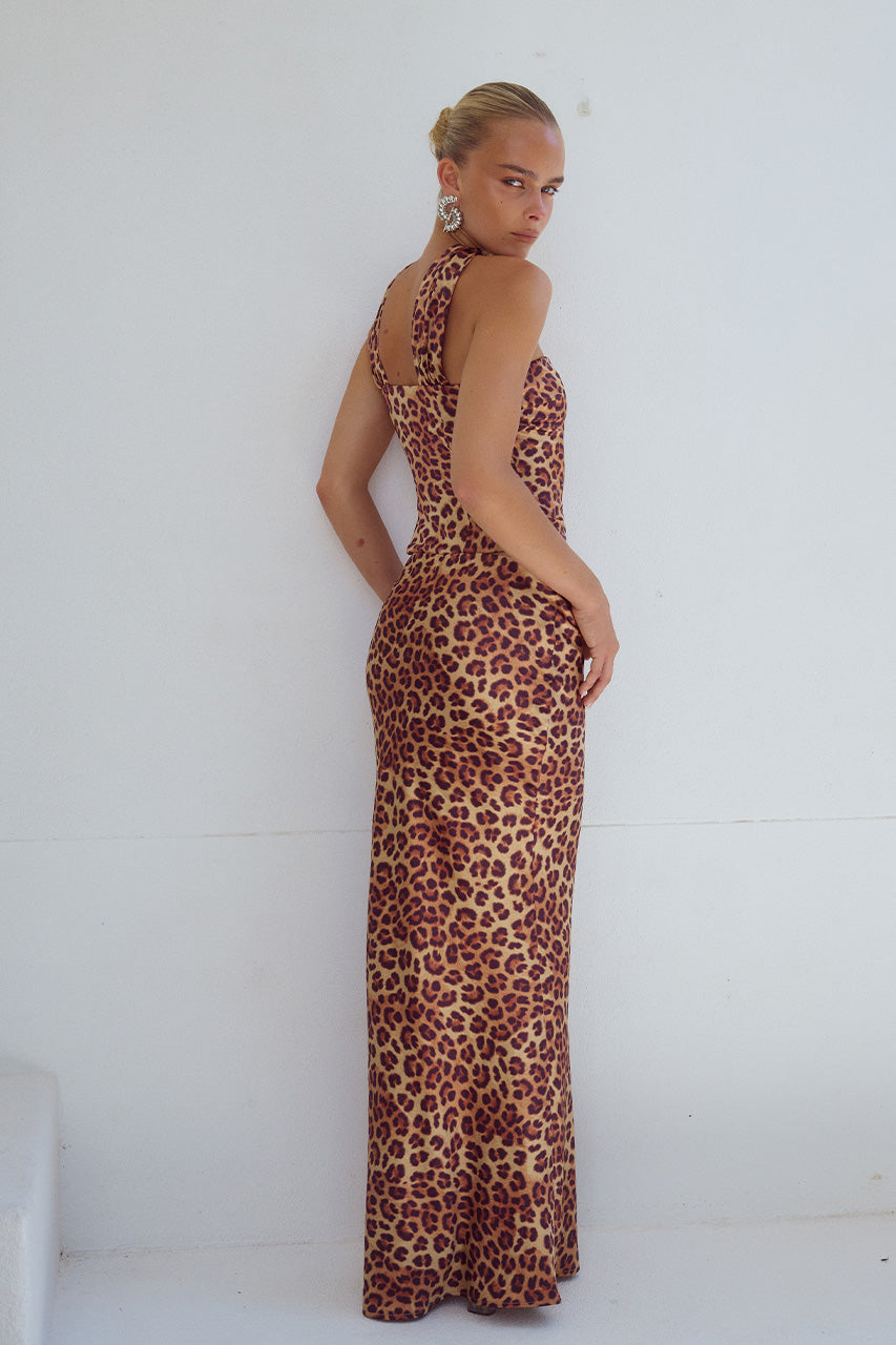 VERITY TOP - LEOPARD PRINT