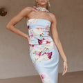 VERITY LOW WAIST MAXI SKIRT - CADENCE PRINT