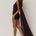VESPRI ONE SHOULDER MINI DRESS - BLACK