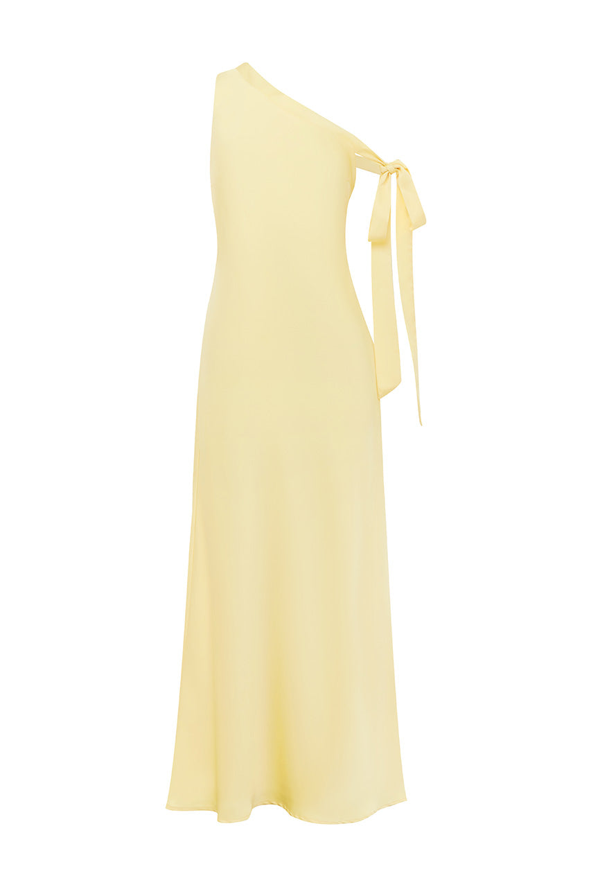 VIOLA ONE SHOULDER MAXI DRESS - BUTTERMILK - VIOLABOWONESHOULDERMAXIDRESS-BUTTERMILK
