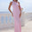 VIOLA ONE SHOULDER MAXI DRESS - PETAL