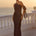 VIOLA ONE SHOULDER MAXI DRESS - NOIR