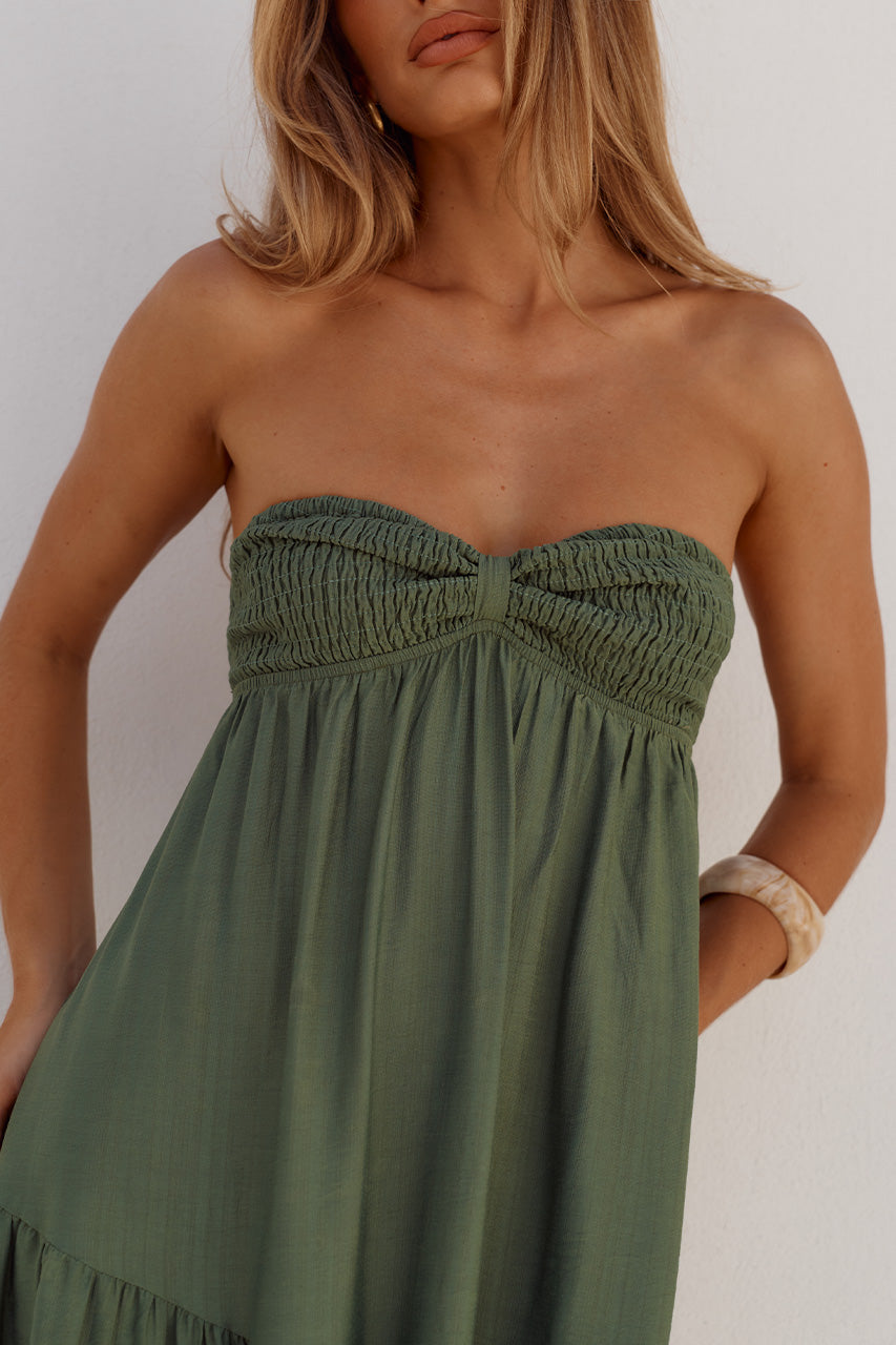 VITTORIA STRAPLESS MAXI DRESS - FERN - VITTORIASTRAPLESSMAXIDRESS-FERN-2