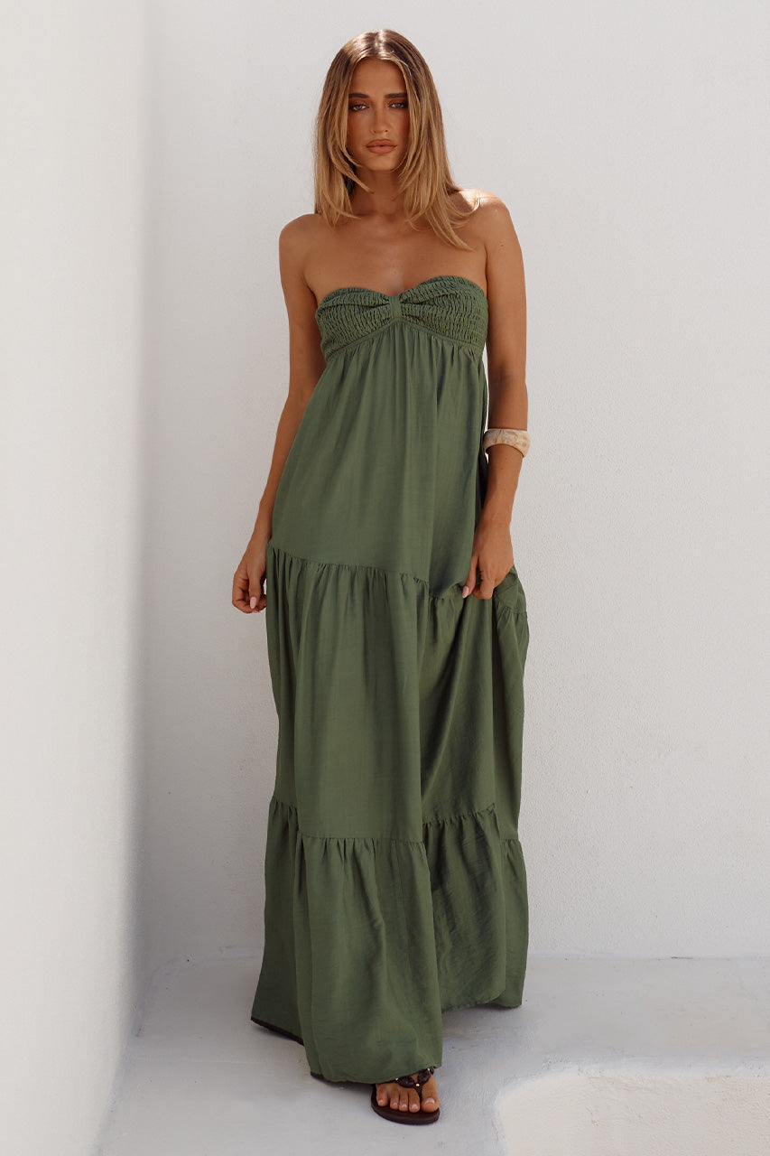 VITTORIA STRAPLESS MAXI DRESS - FERN - VITTORIASTRAPLESSMAXIDRESS-FERN-5