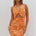 VLADIA HALTER CUT OUT MINI DRESS - AZARIAH ORANGE
