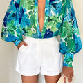 FLEETWOOD BLOUSE - STELANI BLUE