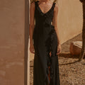 SUZANNAH MAXI DRESS - BLACK