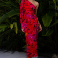 KANA MIDI DRESS - ROMELLY PINK