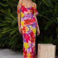STELANI MAXI DRESS - STELANI PINK