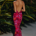 MARLINI MAXI DRESS - PINK FLORAL
