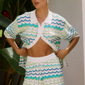 ANDREA SHORT - GREEN MULTI