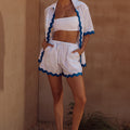 HARRY SHORT - WHITE/ROYAL