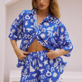 HANNA SHORT - COVE BLUE