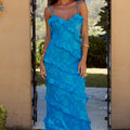 MANDEVILLA MAXI DRESS - AQUA
