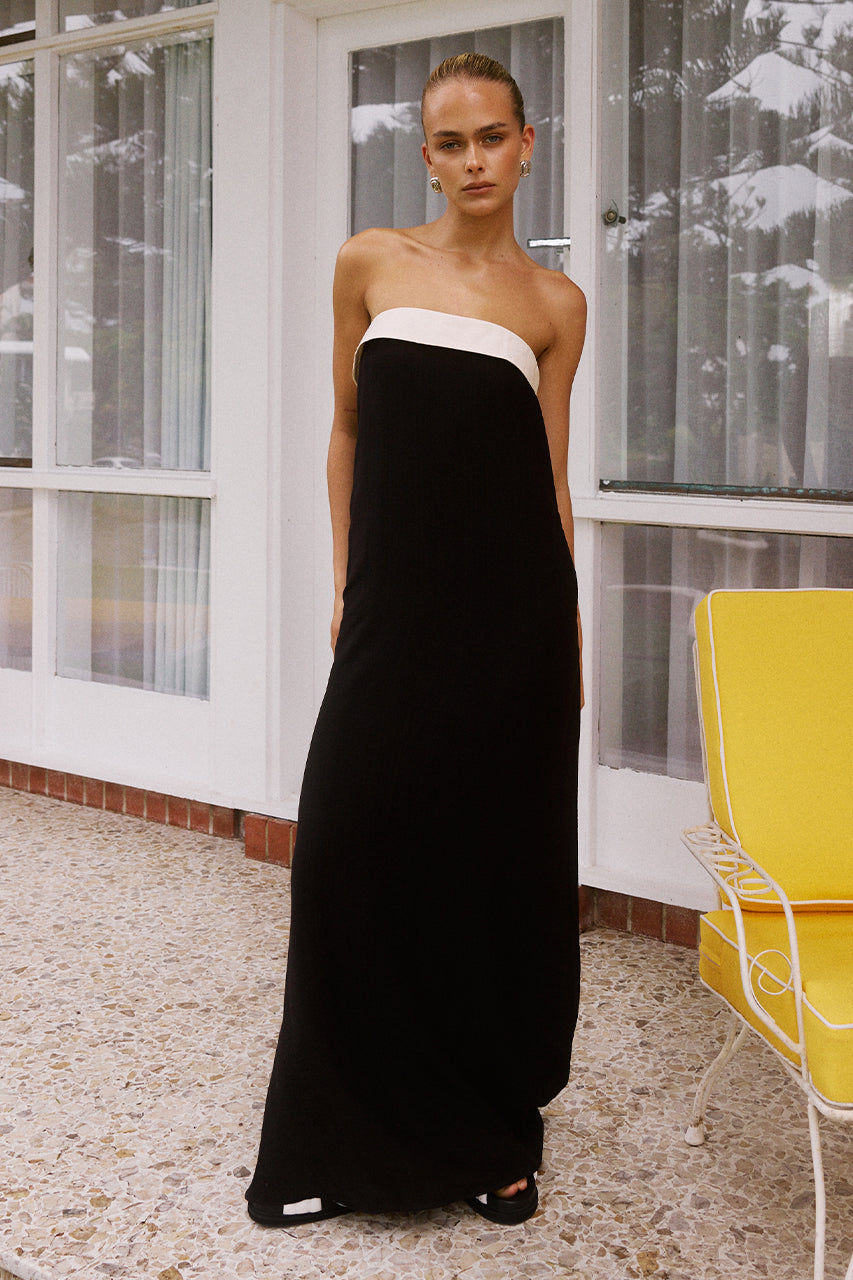 LYDIA MAXI DRESS - BLACK/SAND - WEBRESIZED_42_91204879-5f09-4107-b076-feed72e0213a