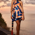 VELZY MINI DRESS - SABER PRINT