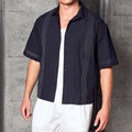 WESTERN SHORT SLEEVE SHIRT - BLACK