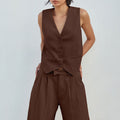 WINSLET VEST - CHOCOLATE