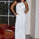 WRENLEY KNIT MAXI SKIRT - OFF WHITE