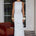 WRENLEY OPEN BACK KNIT MAXI DRESS - OFF WHITE