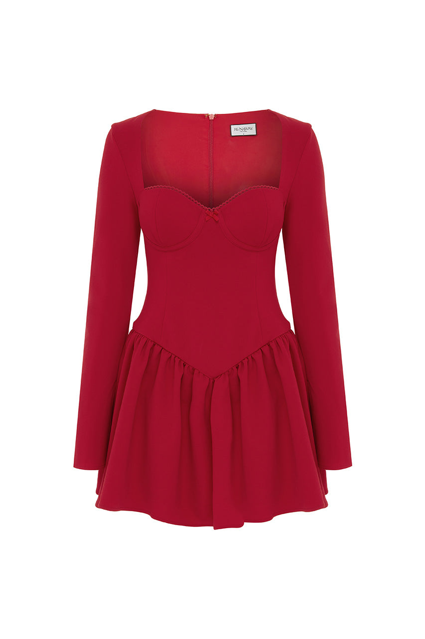 YALINA MINI DRESS - RED - YALINAMINIDRESSRED_8