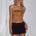 ZAELA STRAPLESS BUSTIER - TAN