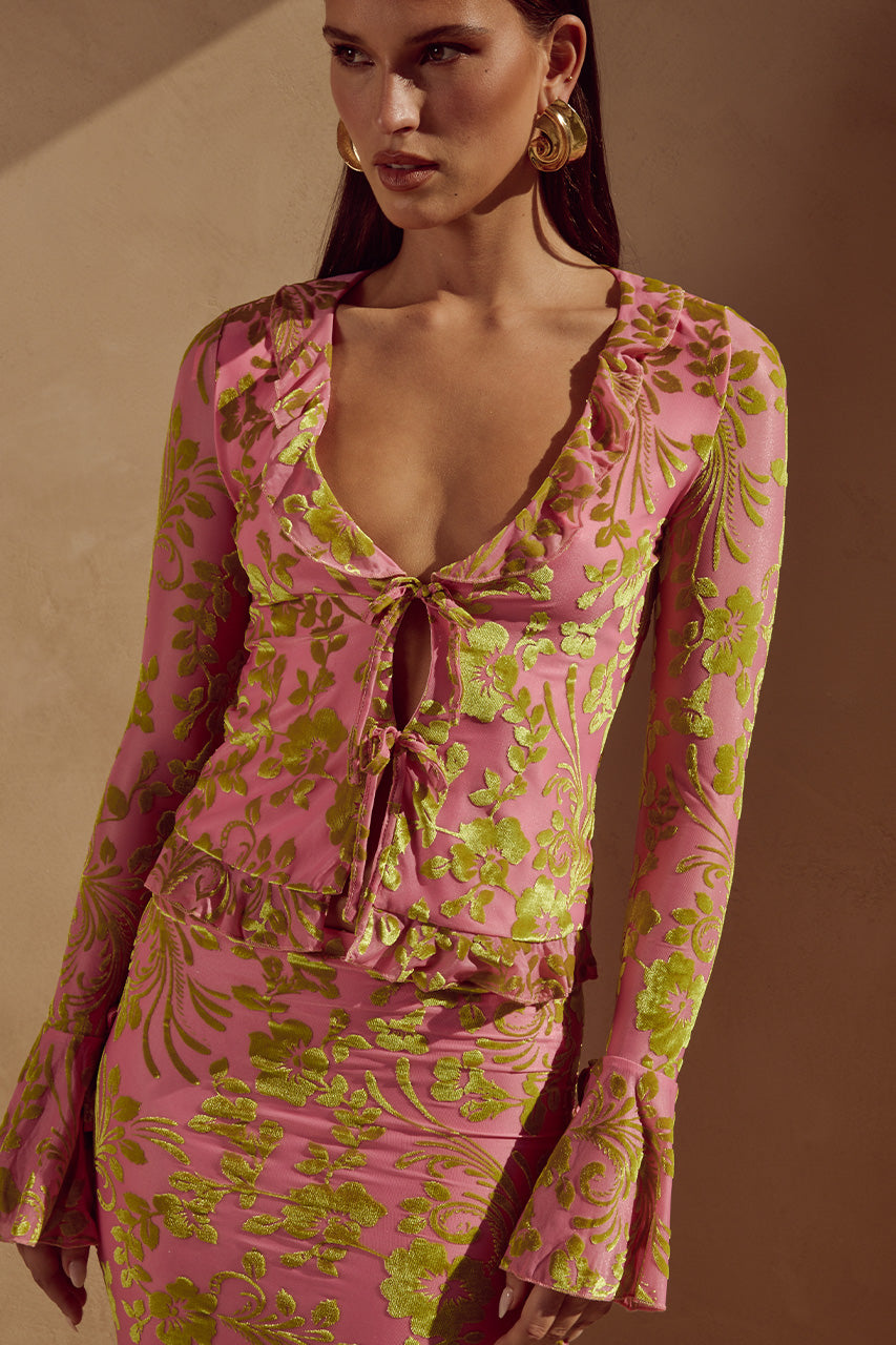 ZAIDA TOP - PINK