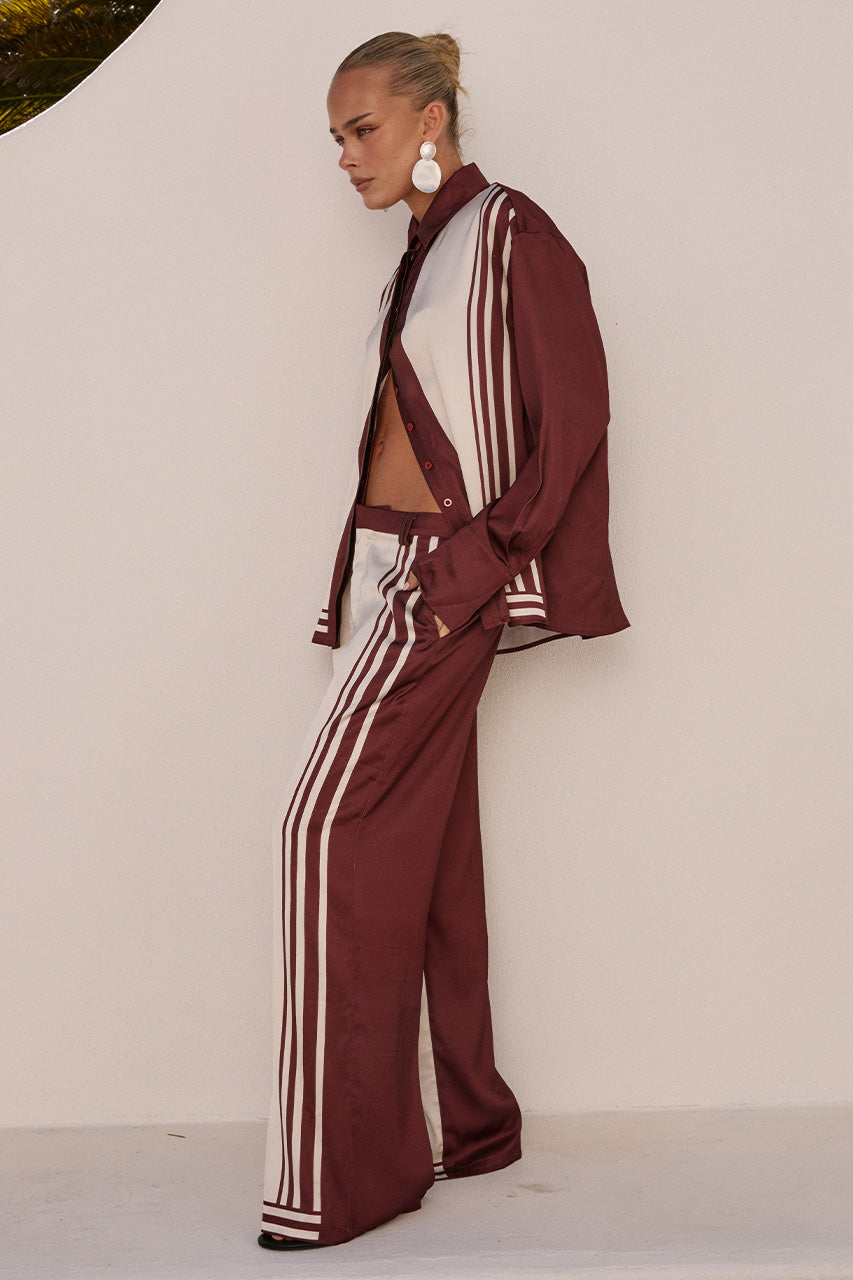 ZARA TAILORED PANT - WINE STRIPE - ZARASLEEVEDSHIRTXZARATAILOREDPANT-WINESTRIPE-09