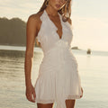 ZELIE MINI DRESS - WHITE