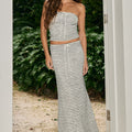 ZINNIA MAXI SKIRT - WHITE