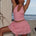 ZIOMARA RUFFLE MINI SKIRT - PEACH
