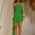 ALBA MINI DRESS - KIWI