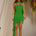 ALBA MINI DRESS - KIWI