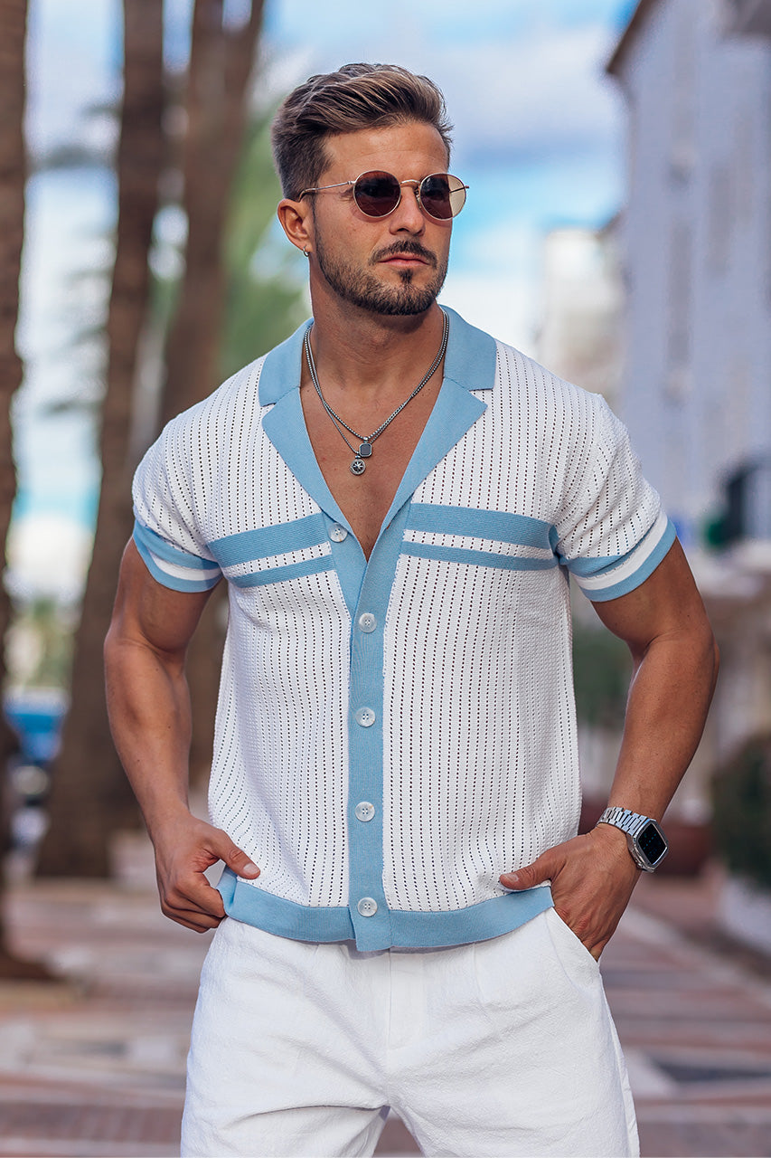 OWEN SHIRT - WHITE/BLUE - antonio.pozo-OwenShirtxOscarPantwhite3