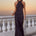 ARABELLE HIGH NECK MAXI DRESS - NOIR