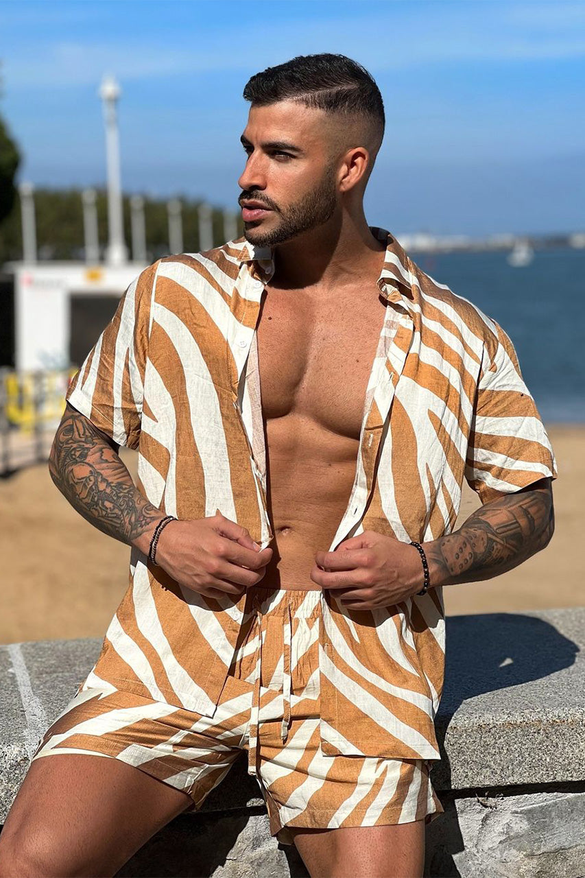 ABE SHORT - SAND ZEBRA - asier.fdz8-AbeSetsand