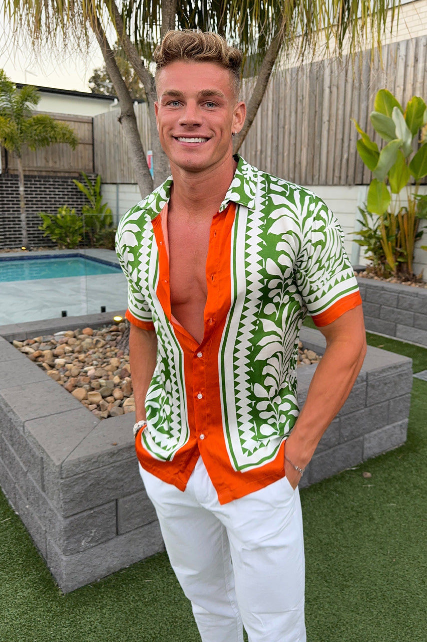 AKIO SHIRT - AKIO GREEN - cal.davee-AkioShirtGreen1