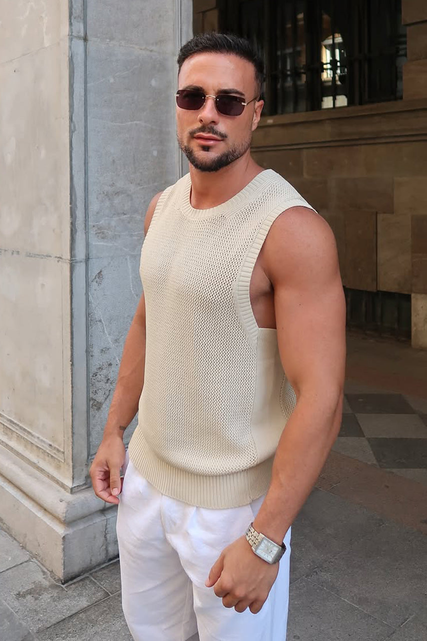 REECE TANK - SAND - drjavierarroniz-reecetanksand