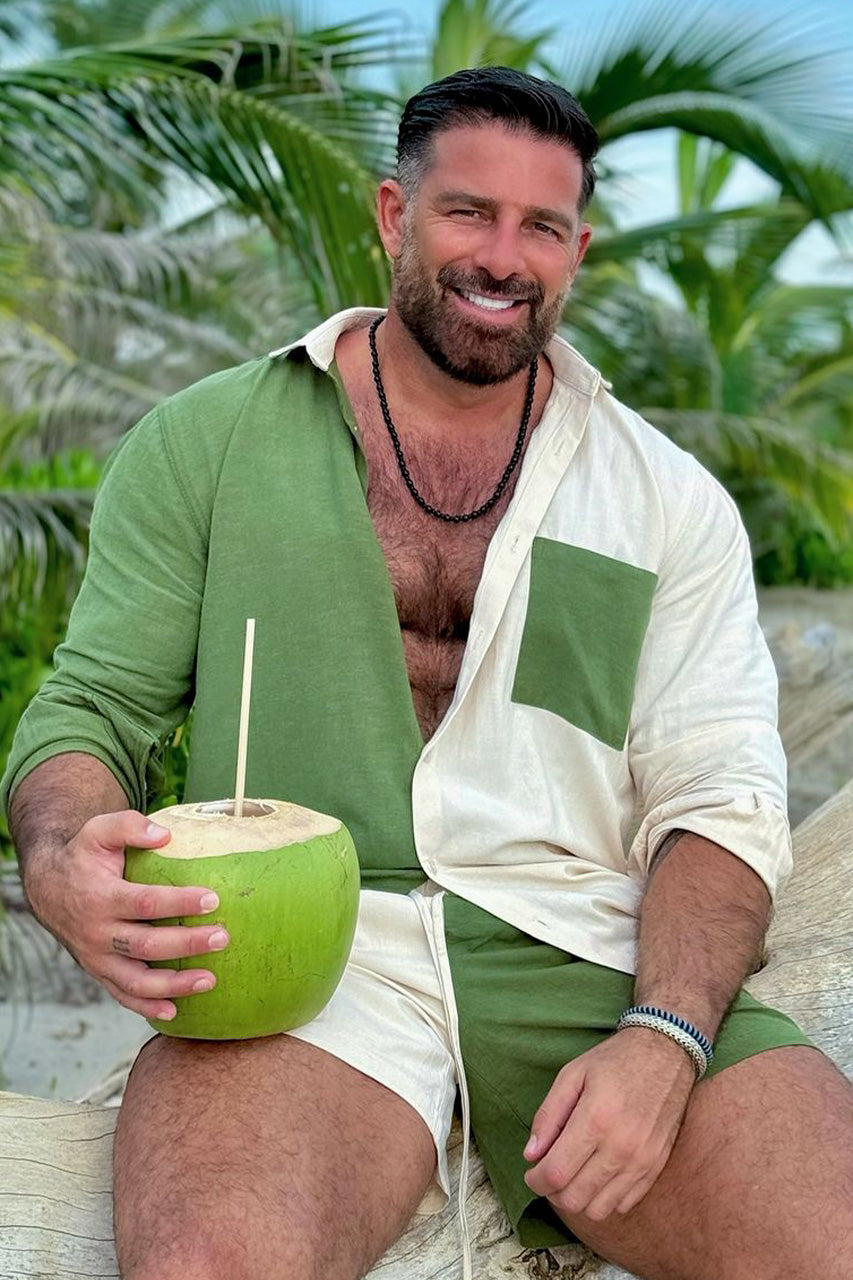 CALEB SHORT - KHAKI/SAND - federicodiazz-CalebShirtxshortgreen_acfddffb-b3a4-456c-808f-b7a5dc70cbb2