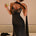 NADALIA MIDI DRESS - BLACK