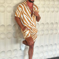 ABE SHORT - SAND ZEBRA