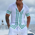 JACOB SHORT - WHITE/GREEN