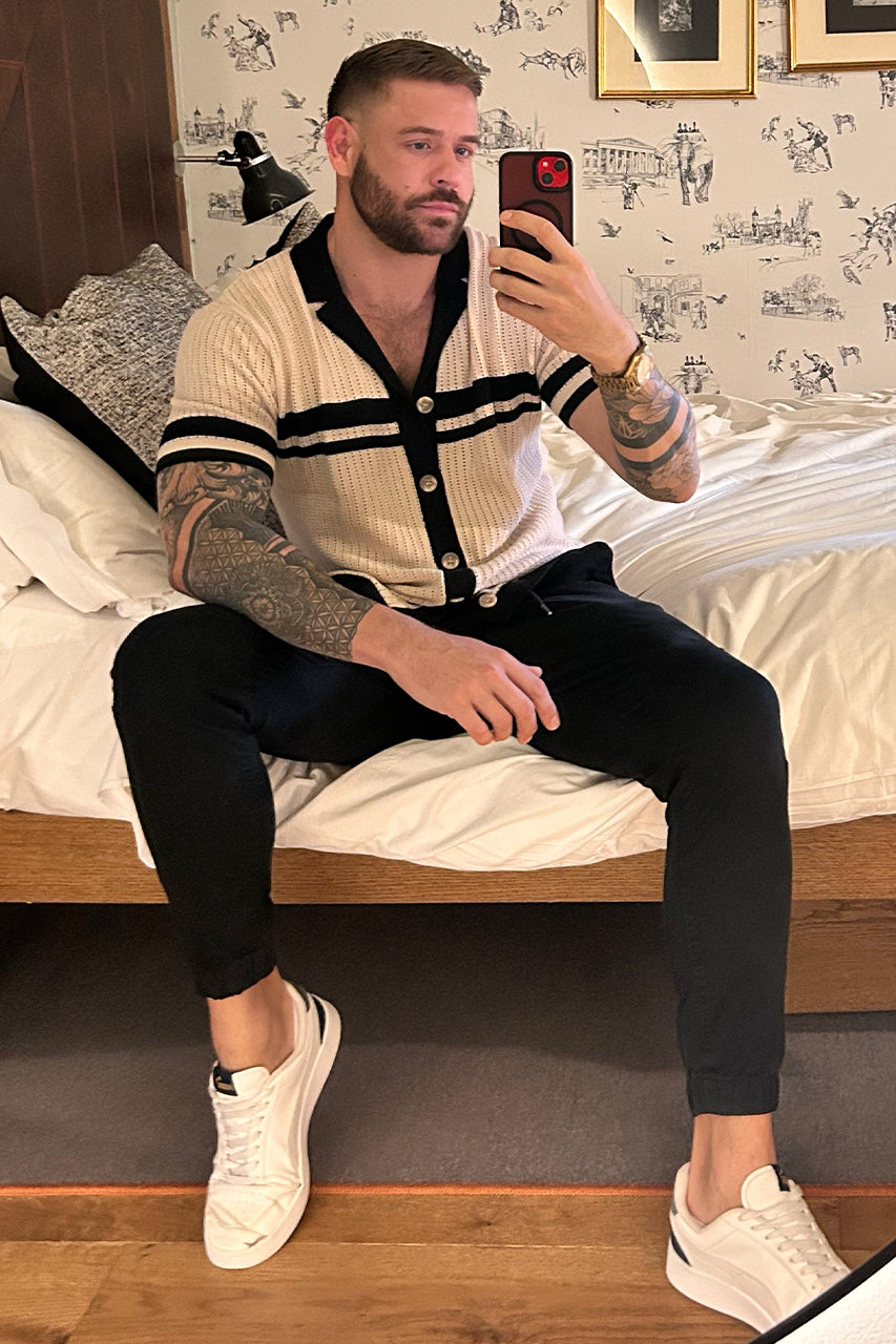 OWEN SHIRT - SAND/BLACK - resized-mens-2