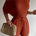 MIAMI KNIT PLAYSUIT - RUST