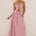 MAREE SHIRRED DROP WAIST MAXI SKIRT - KATALIA PINK