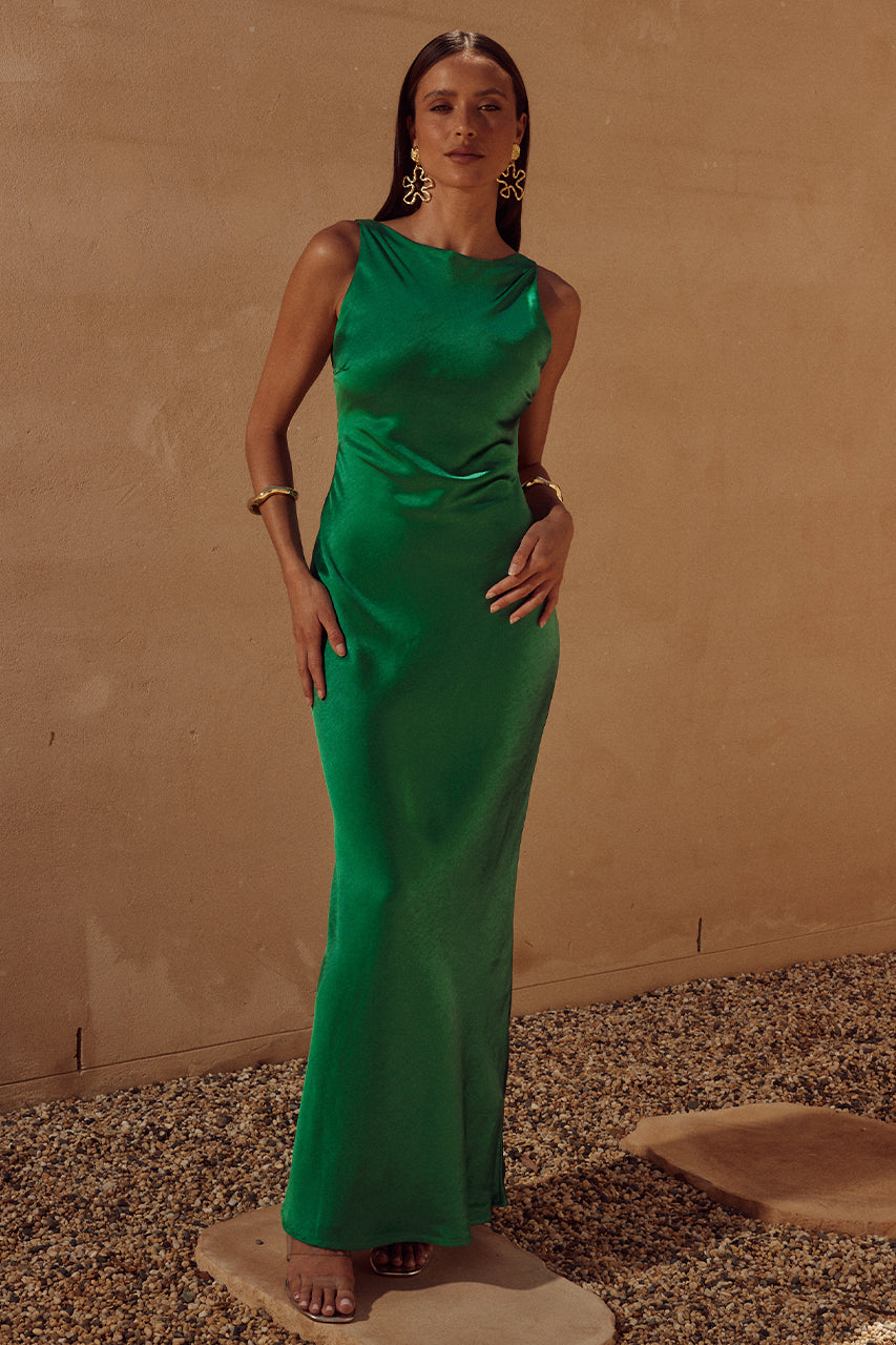 SAMSARA DRESS - EMERALD - samsara2