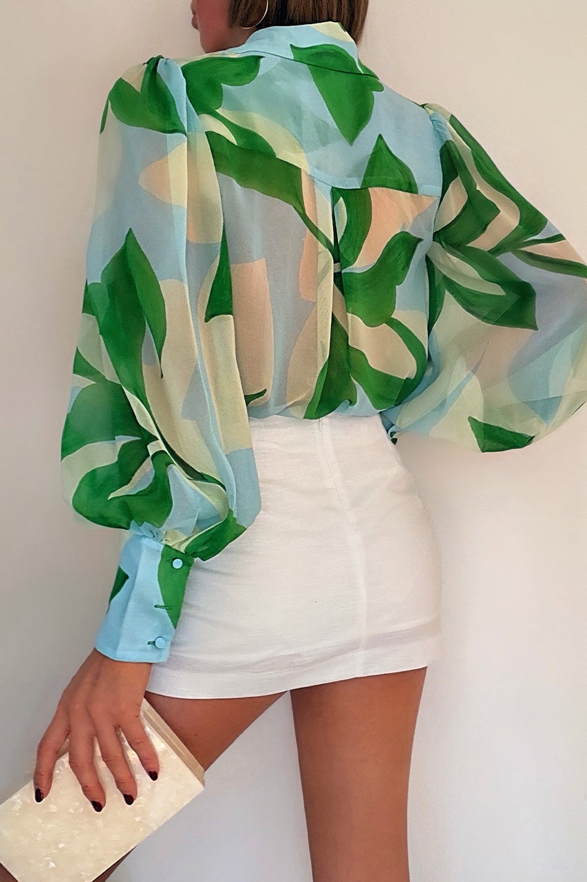 FLEETWOOD BLOUSE - AMOREE BLUE