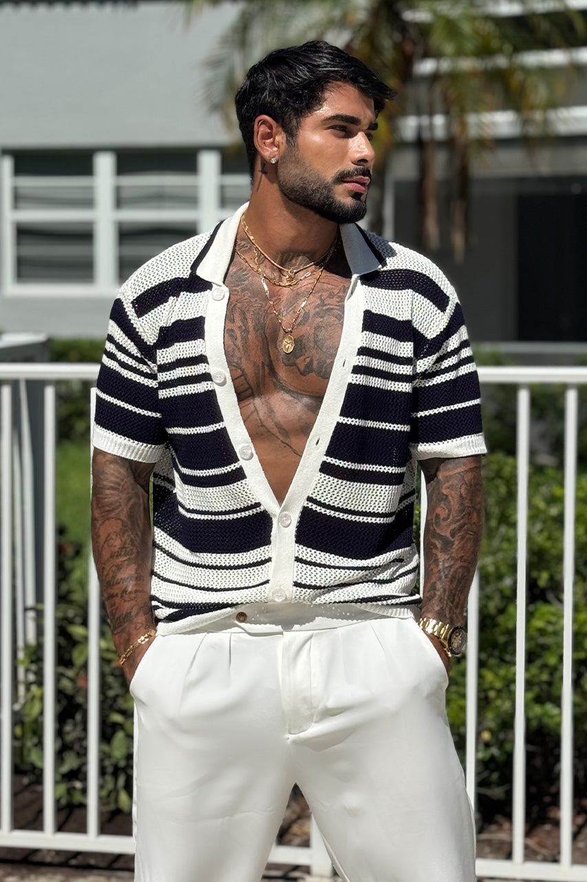 MONROE TOP - WHITE/NAVY STRIPE - thauanteixeira_-MonroeShirt
