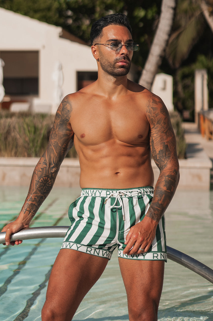 SARDINIA SHORT - GREEN STRIPE - vitorcastro-Sardiniashort5
